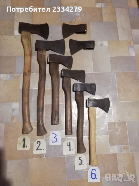  Стари брадви, тупори секири,  има военни немски от WW-2, снимка 1