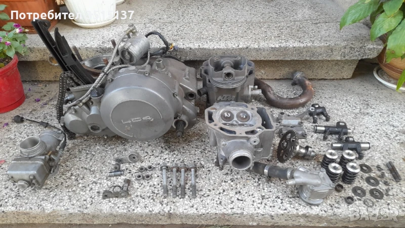 Ktm Lc 4 640 Ктм лц4 двигател на части , снимка 1
