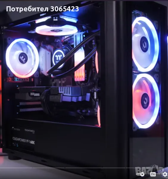 PC геймърска кутия Thermaltake V150 TG ARGB Breeze - без страничен капак, снимка 1