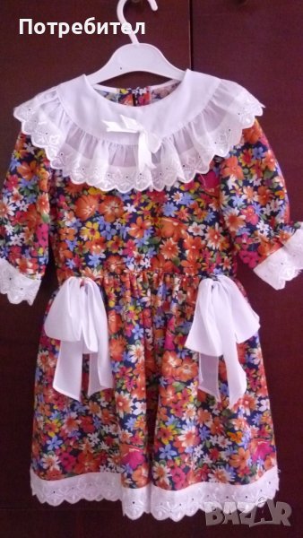 Детска официална рокля 4-6 г., снимка 1