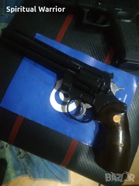 Еърсофт Револвер на грийн газ, 0,7 джаула Мощност , снимка 1