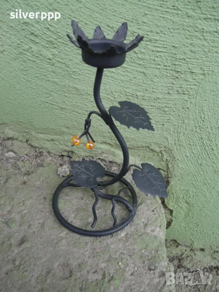  Железен свещник , снимка 1