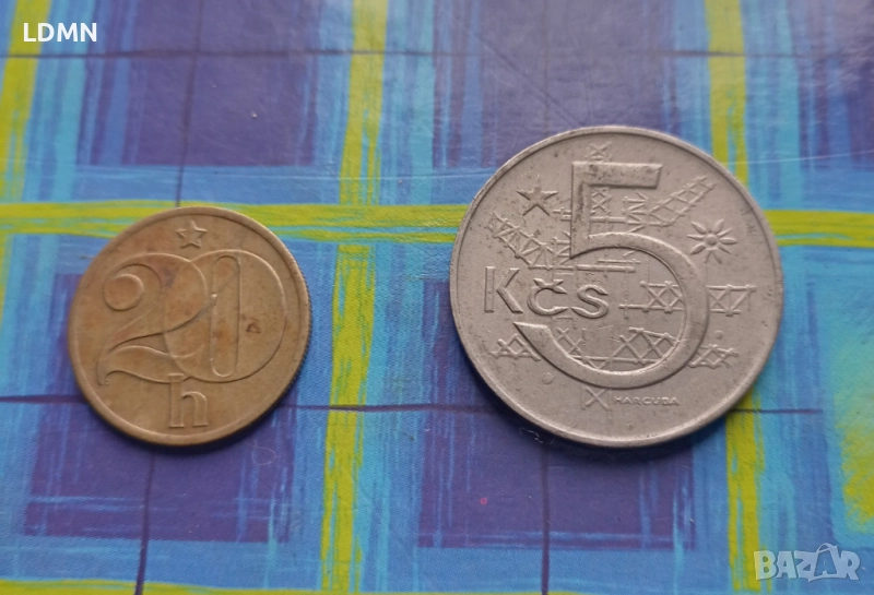 5 Корун и 20 Халера 1978 Чехословакия, снимка 1