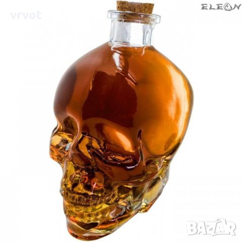 Стъклена бутилка за съхранение на алкохол с 3D дизайн в готически стил, снимка 3 - Други стоки за дома - 34684128