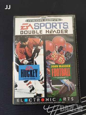 Sega mega Drive EA Sports Double Header Hockey and Football игра