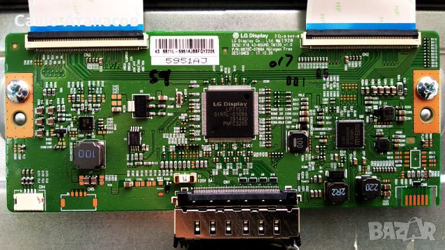 TOSHIBA 43UL5A63DG счупена матрица ,17IPS72 ,17MB130T ,VES4QNDL-2D-U12 ,6870C-0769A ,17WFM07,17LD199, снимка 8 - Части и Платки - 33281733