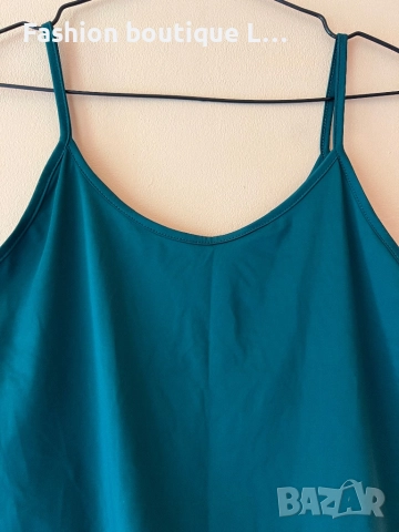 Тюркоазен потник S размер с еластант 💙, снимка 4 - Потници - 51758431