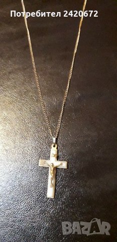 Ланец старинен с кръст , снимка 3 - Други ценни предмети - 35101174