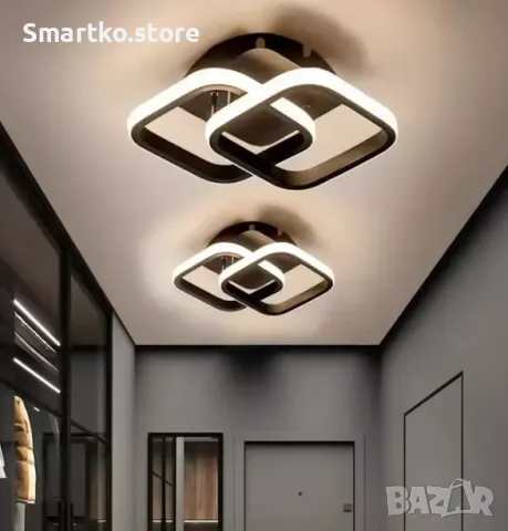 LED плафониера с 2 пръстена, снимка 5 - Лед осветление - 47534147