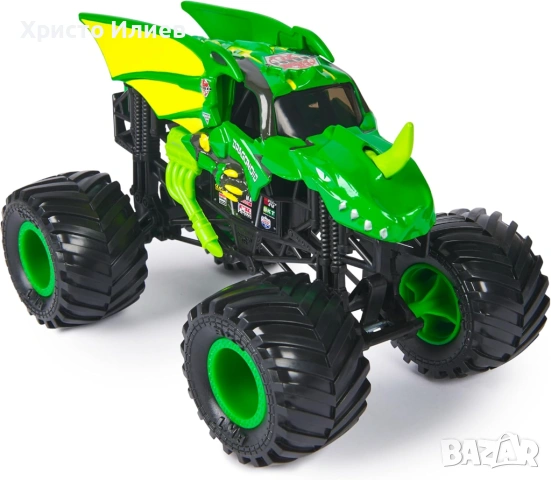 Бъги Метална кола Monster Jam мащаб 1:24 Dragonoid Bakugan, снимка 5 - Коли, камиони, мотори, писти - 53505745