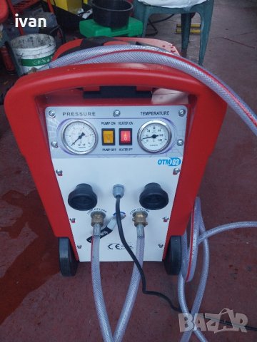 Машина за почистване -отпушване радиатора на парното 