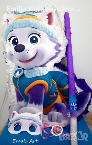 Картонена / хартиена торта пес патрул, снимка 13 - Други - 17716034