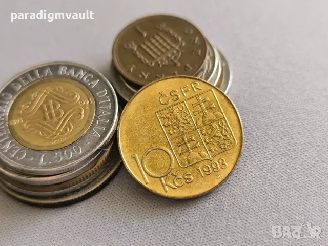 Монета - Чехия - 10 крони (Милан Щефаник) | 1993г.