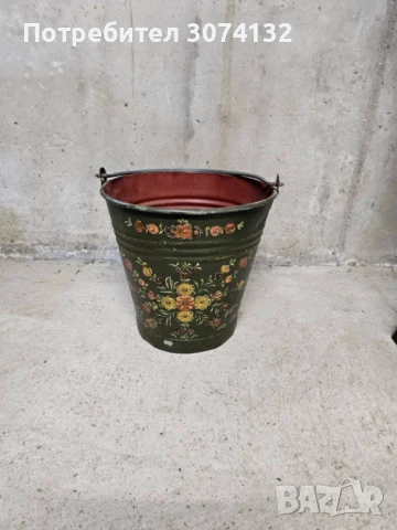 Ръчно рисувана ретро кофа