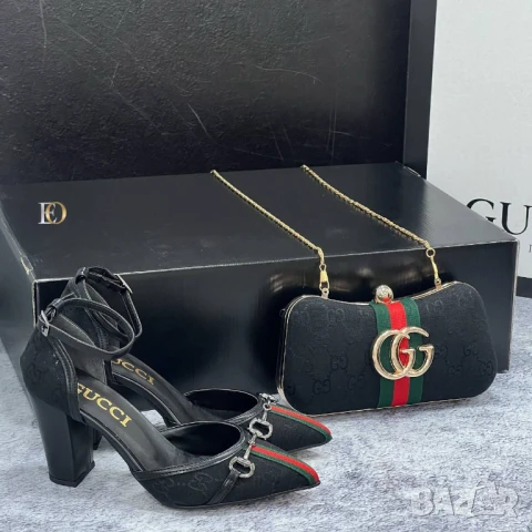 сандали на ток gucci, снимка 6 - Сандали - 50761363