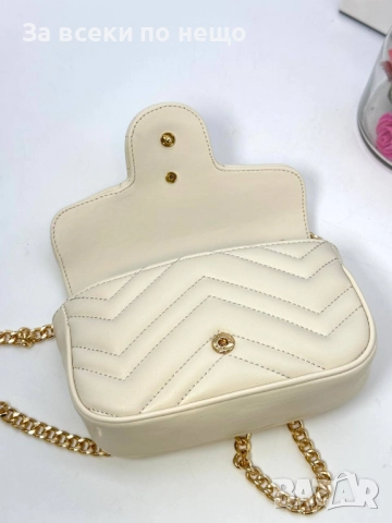 Gucci Дамска Чанта С Дълга Дръжка Синджир Гучи - Налични Различни Цветове Код SK219, снимка 3 - Чанти - 52593214