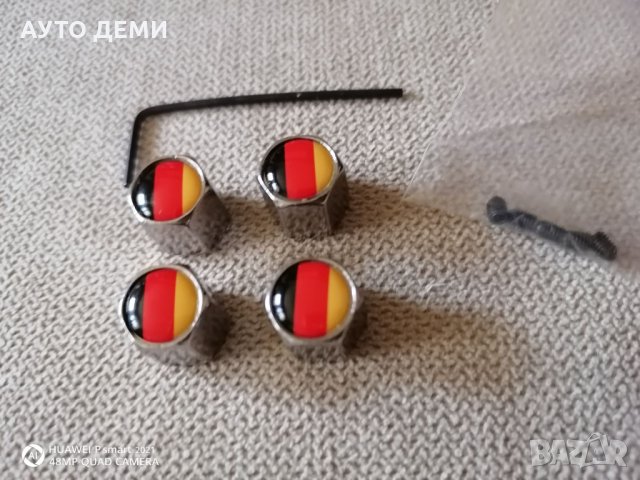 Качественни хром капачки за вентили винтили на гуми на кола автомобил джип ван бус велосипед, снимка 2 - Аксесоари и консумативи - 32841461