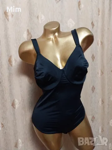 85 С Черно еластично боди , снимка 2 - Бельо - 47899300