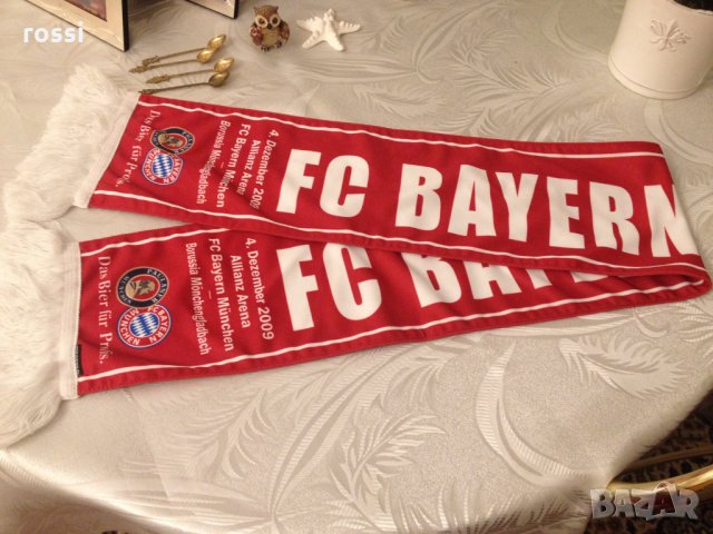 Шал нов на FC Bayern München двоен оригинален шалове, снимка 6 - Футбол - 32241233