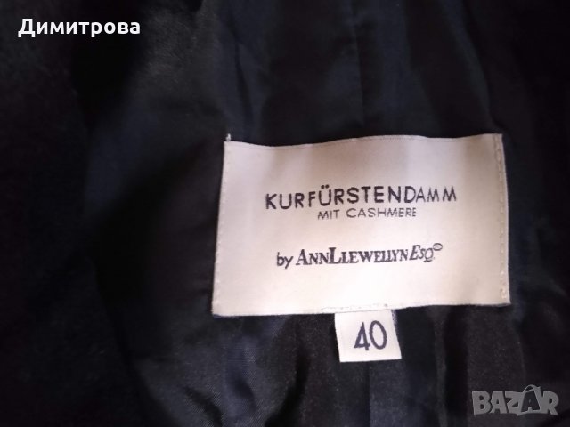 Дамско палто от вълна и кашмир/ Размер М, снимка 4 - Палта, манта - 27455027