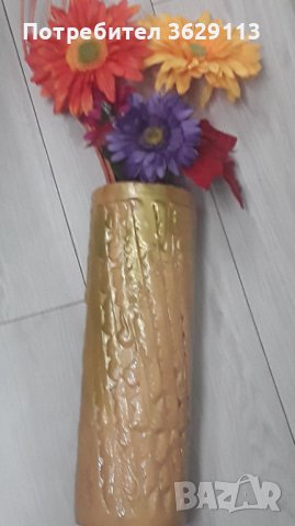 Кашпи и вази с декоративни цветя . Продават се заедно., снимка 13 - Изкуствени цветя - 43384312