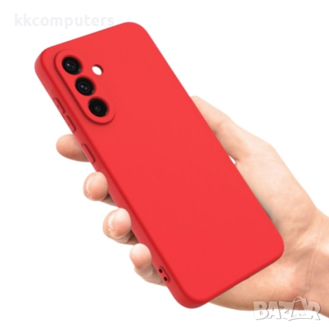 Силиконов кейс bSmart Silicone Soft Cover и Протектор За Samsung Galaxy A56, снимка 5 - Калъфи, кейсове - 51507325