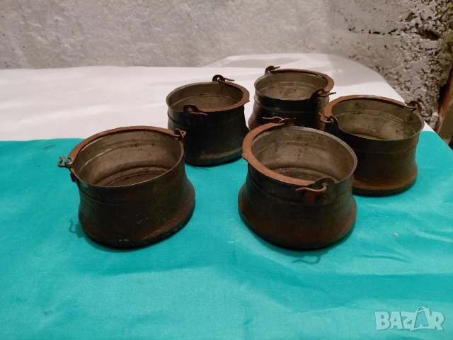 Стара медна посуда., снимка 2 - Други ценни предмети - 48933504