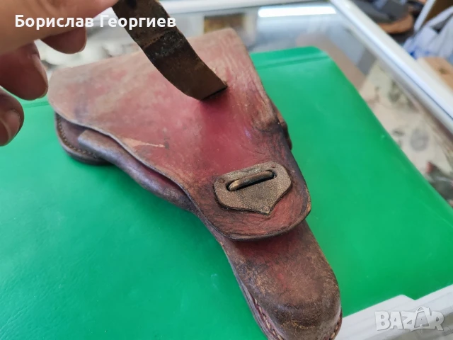 Стар кожен кобур за пистолет, снимка 2 - Антикварни и старинни предмети - 50779147