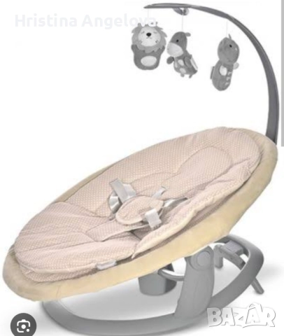 Електрическа бебешка люлка LORELI TOSCANA, снимка 3 - Детски люлки - 52973377