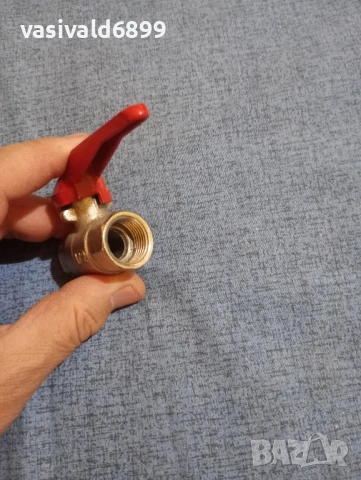 Кран спирателен сферичен 1/2 цол, снимка 4 - Други машини и части - 51339202