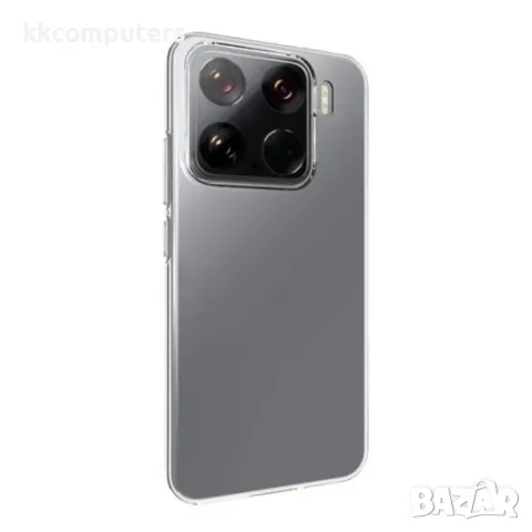 Силиконов кейс MBX, За Xiaomi 15, Прозрачен, снимка 3 - Калъфи, кейсове - 50359716