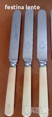 Стари английски,трапези ножове, снимка 2 - Прибори за хранене, готвене и сервиране - 50841553