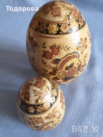 Порцеланови яйца-2 броя, снимка 5 - Други ценни предмети - 37016051