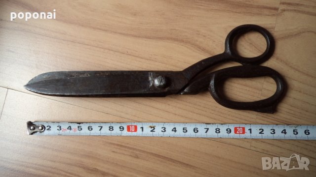 Стара шивашка ножица, снимка 3 - Антикварни и старинни предмети - 26396378