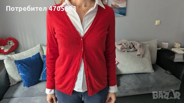 Вълнена жилетка Beneton, снимка 5 - Жилетки - 53062564