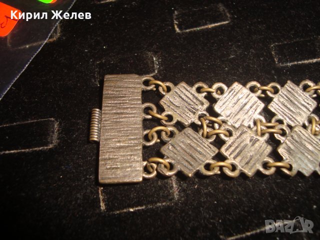 19 ВЕК СКЪПОЦЕННА ВЪЗРОЖДЕНСКА ПОСРЕБРЕН БРОНЗ МАЙСТОРСКА ЕТНО ОГЪРЛИЦА с ЩИФТ НАКИТ за НОСИЯ 11842, снимка 13 - Антикварни и старинни предмети - 33216558