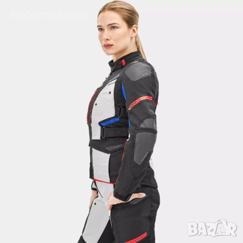 Дамско текстилно мото яке SHIMA DUNE WP Red/White/Blue, снимка 3 - Аксесоари и консумативи - 51871611