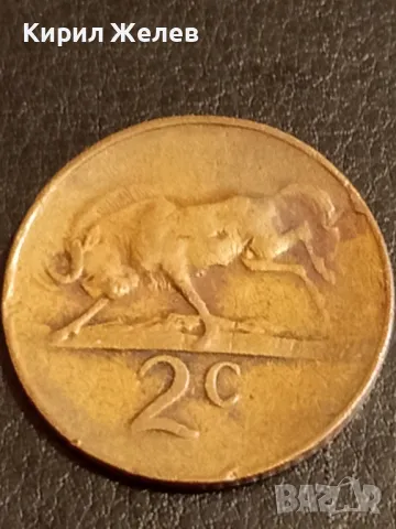 Стара монета 2 цента 1965г. Южна Африка за КОЛЕКЦИЯ ДЕКОРАЦИЯ 41216, снимка 2 - Нумизматика и бонистика - 48940168