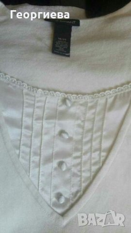 Красива мека блуза от памук и ангора ПРОМОЦИЯ👚🍀L,XL👚🍀арт.436, снимка 7 - Блузи с дълъг ръкав и пуловери - 28406419