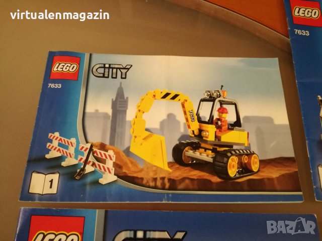 Лего Инструкции - Lego 7633 - Construction Site, снимка 2 - Конструктори - 39772039