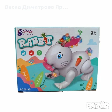 Светещо подскачащо зайче, снимка 2 - Други - 51172189