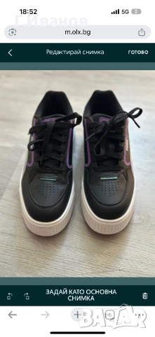 Puma черни кецове, снимка 3 - Кецове - 52311349