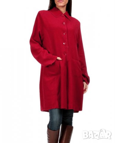 Дамско червено палто марка Bella Blue , снимка 1 - Палта, манта - 38382456