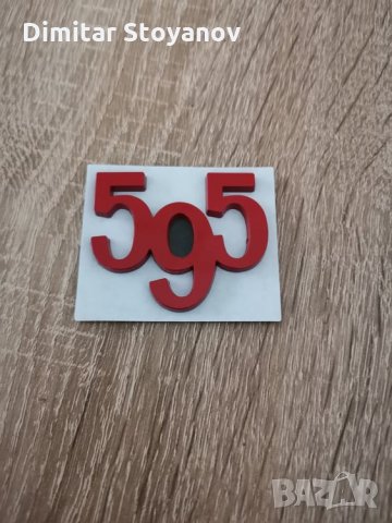 червена емблема Абарт ABARTH 595