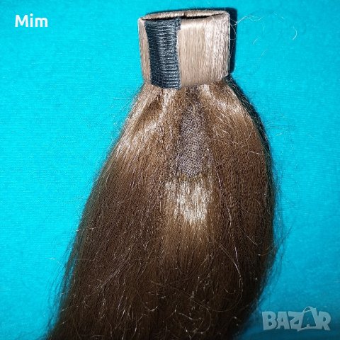 55 см Кафява опашка / Екстейшан  / , снимка 2 - Аксесоари за коса - 43739805