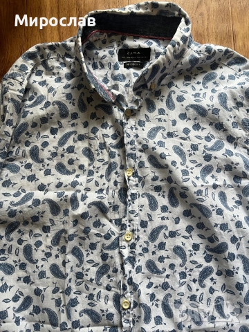 ZARA - Спортна риза, снимка 2 - Ризи - 52286597