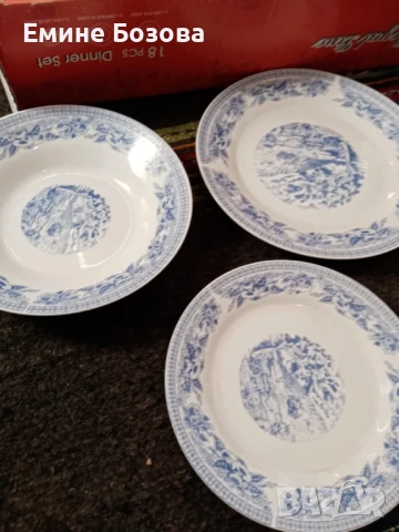сервиз за храна 18 части, чинии за паста, снимка 2 - Сервизи - 50949454