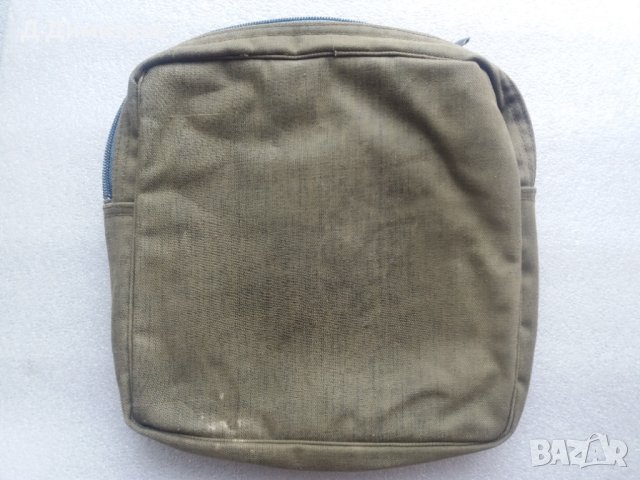 Военна брезентова малка чанта, снимка 4 - Екипировка - 40671000