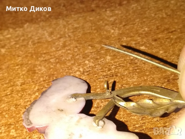 Брошка винтидж цветя , снимка 5 - Антикварни и старинни предмети - 51513857