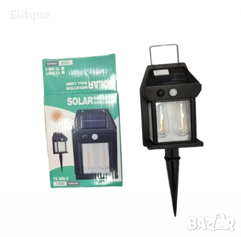 Соларна стенна лампа с интелигентен сензор, снимка 3 - Други - 52596886